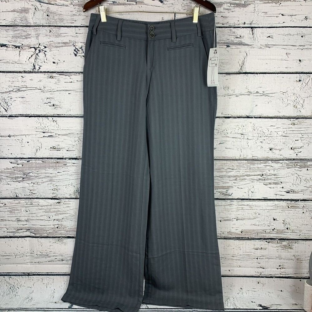 Nanette Lepore Black Dress‎ Wool Blend Slacks Women's [Size10] Made in USA NWT